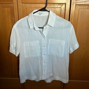 Madewell White Button-down